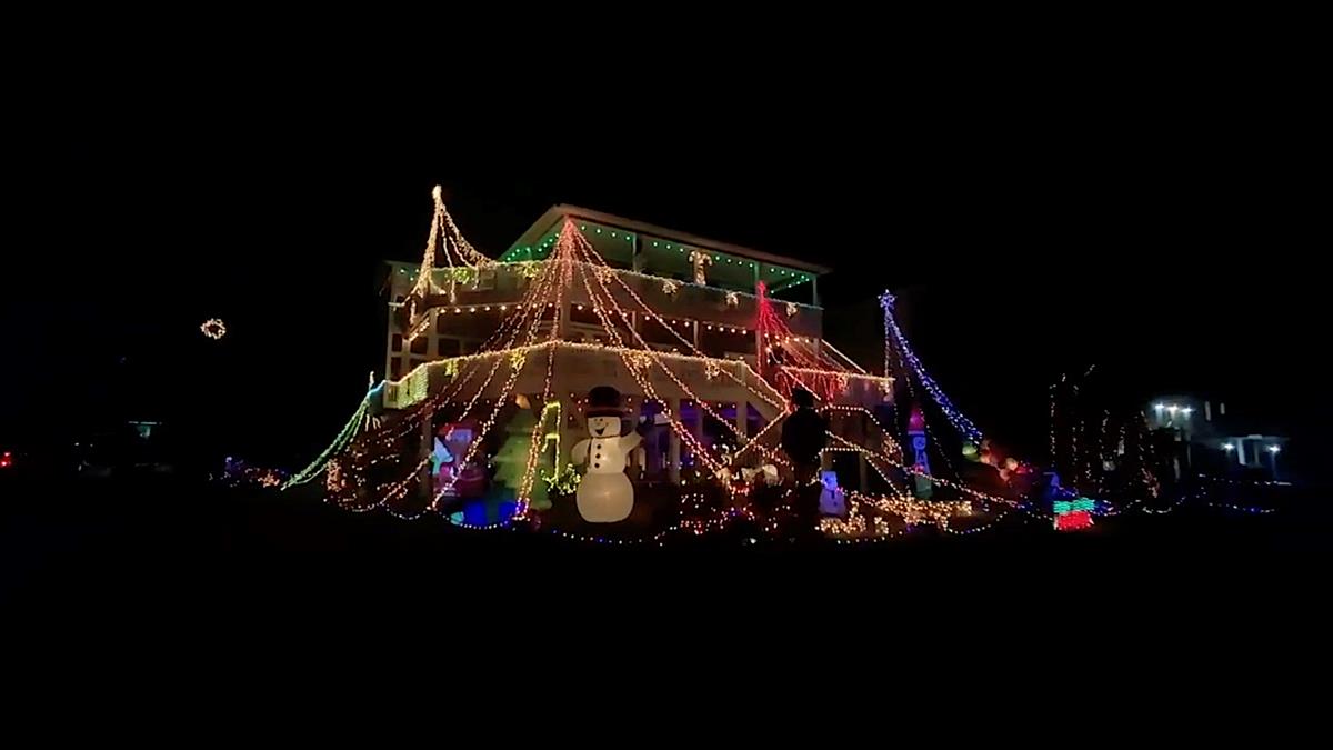 Christmas Lights On Bolivar Peninsula, Visit Bolivar Peninsula For Christmas.