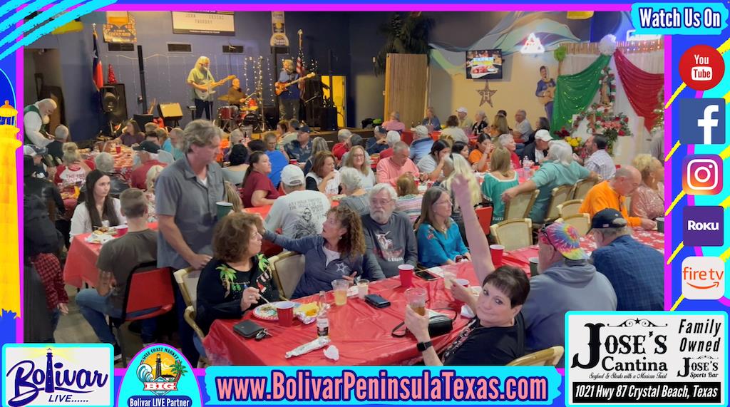 Christmas Party on Bolivar Peninsula At Jose’s Cantina