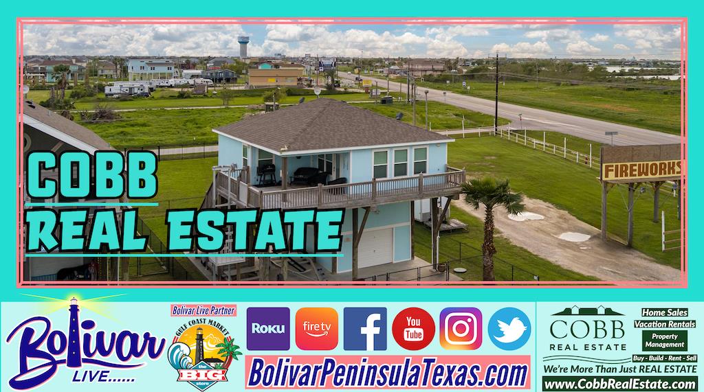 Cobb Real Estate Check Out This Amazing Home On Bolivar Peninsula.