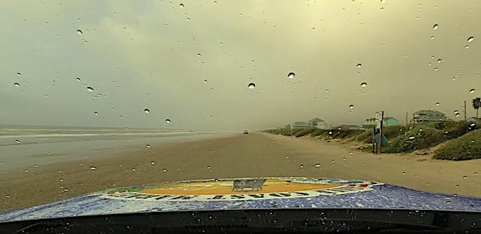 Cold Weather Heading Towards Bolivar Peninsula and Crystal Beach Tx!