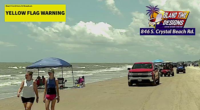 Crystal Beach, Texas Beachfront View, You're Missing Sunny Skies In Paradise Today!