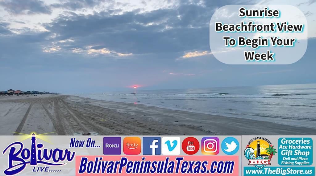 Crystal Beach, Texas Beachfront, Winding Up To Labor Day Weekend 2023.