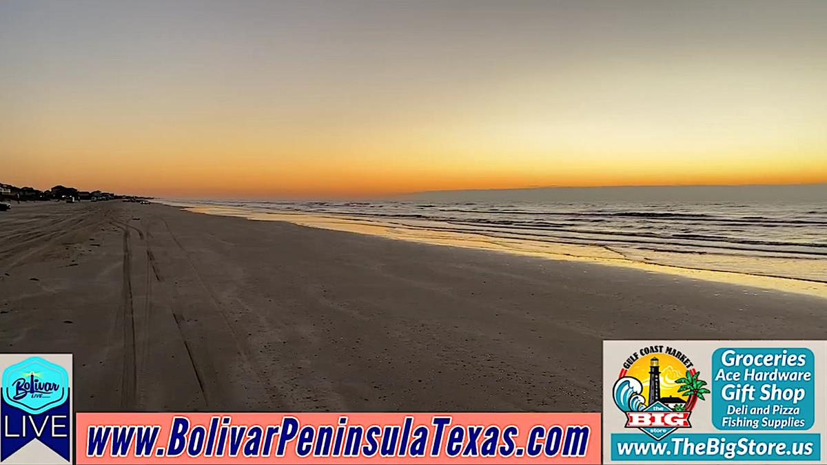 Crystal Beach, Texas, Perfect Cool Weekend Ahead.