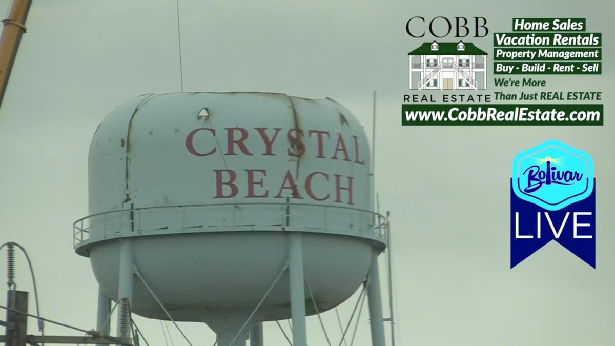 Crystal Beach, Texas Water Tower Coming Down, For New.