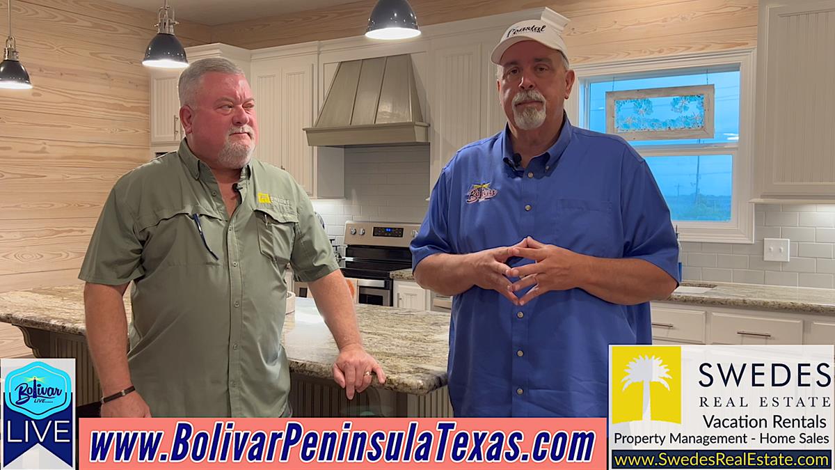 Custom Beach Home For Sale In Crystal Beach, Texas.
