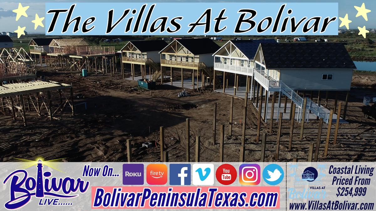 Development Of The Villas At Bolivar On Crystal Beach, Texas.