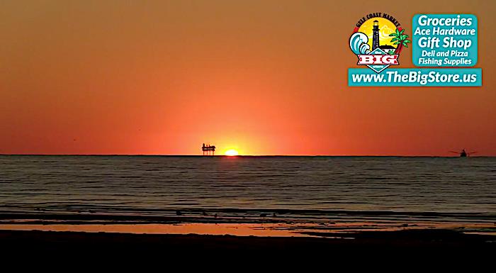 Enjoy A Painted Sky Sunrise This Weekend In Crystal Beach, Texas!