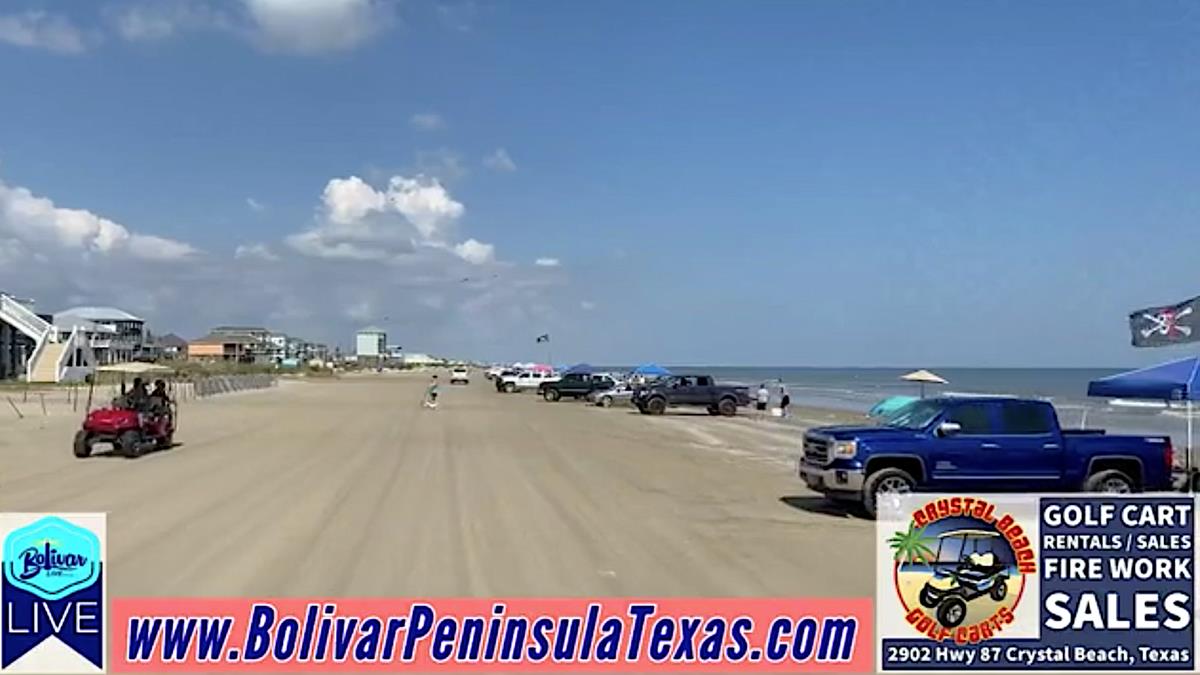 Enjoy Sunday Funday Tomorrow On Beachfront, Bolivar Peninsula.