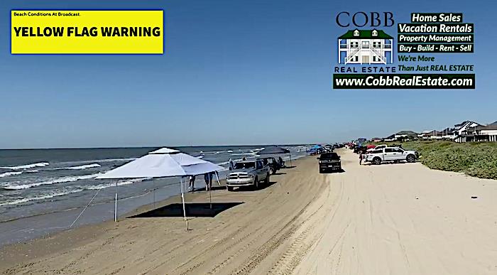 Enjoy The Beachfront View From Crystal Beach, Texas This Saturday Morning!