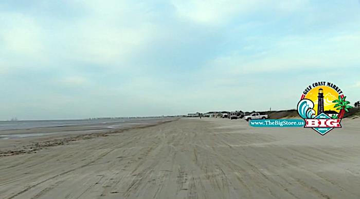 Enjoy The View Beachfront This Tuesday Morning on Bolivar Peninsula.