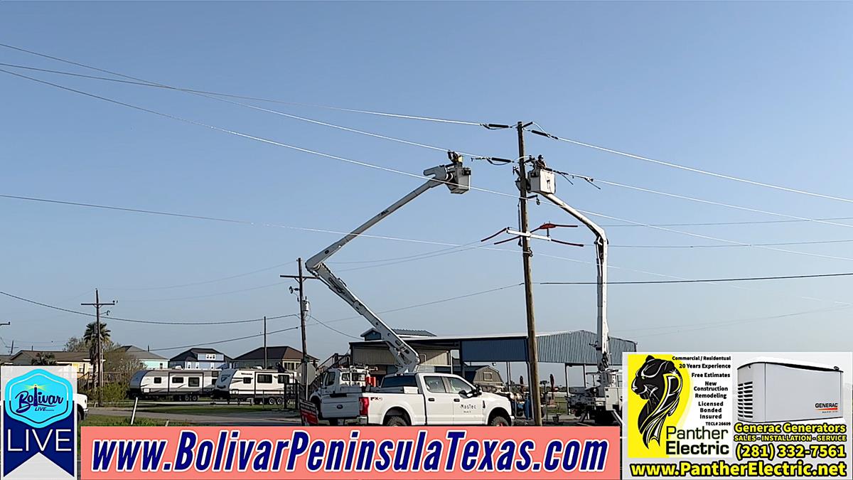 Entergy Power Outage Set For Bolivar Peninsula April 11, 2022.