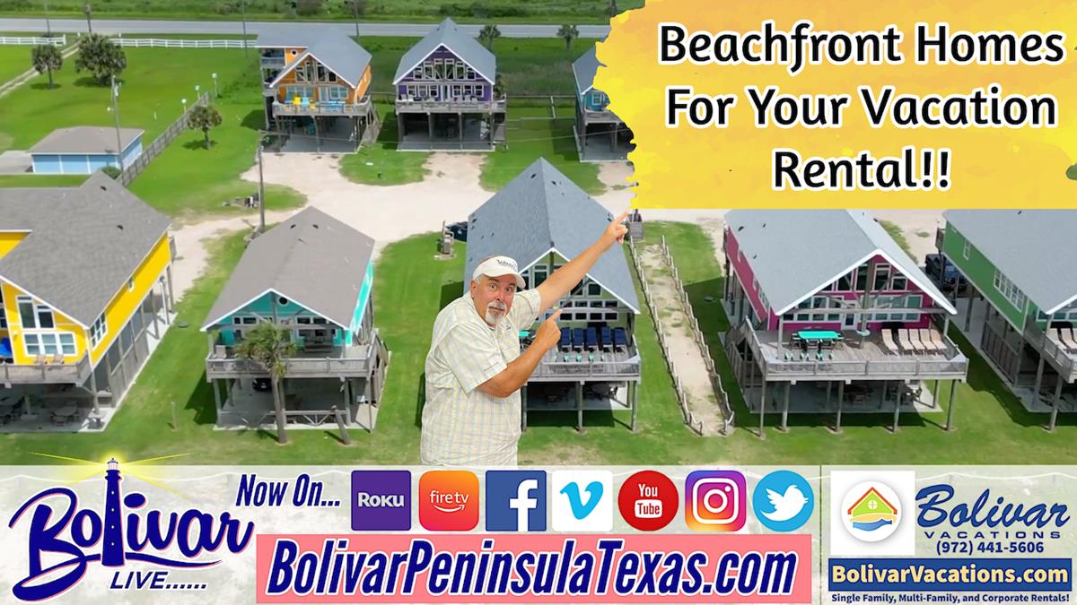 Fall Pricing For Beach House Rentals, On Bolivar Peninsula.