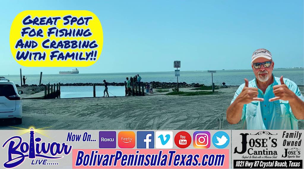 Fishing, Crabbing, Boat Ramp With A View On Bolivar Peninsula.