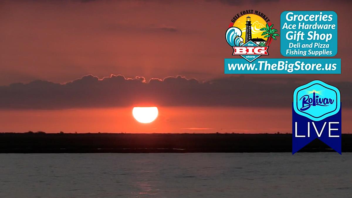 Fort Travis Sunrise, On Bolivar Peninsula, Father's Day Weekend.