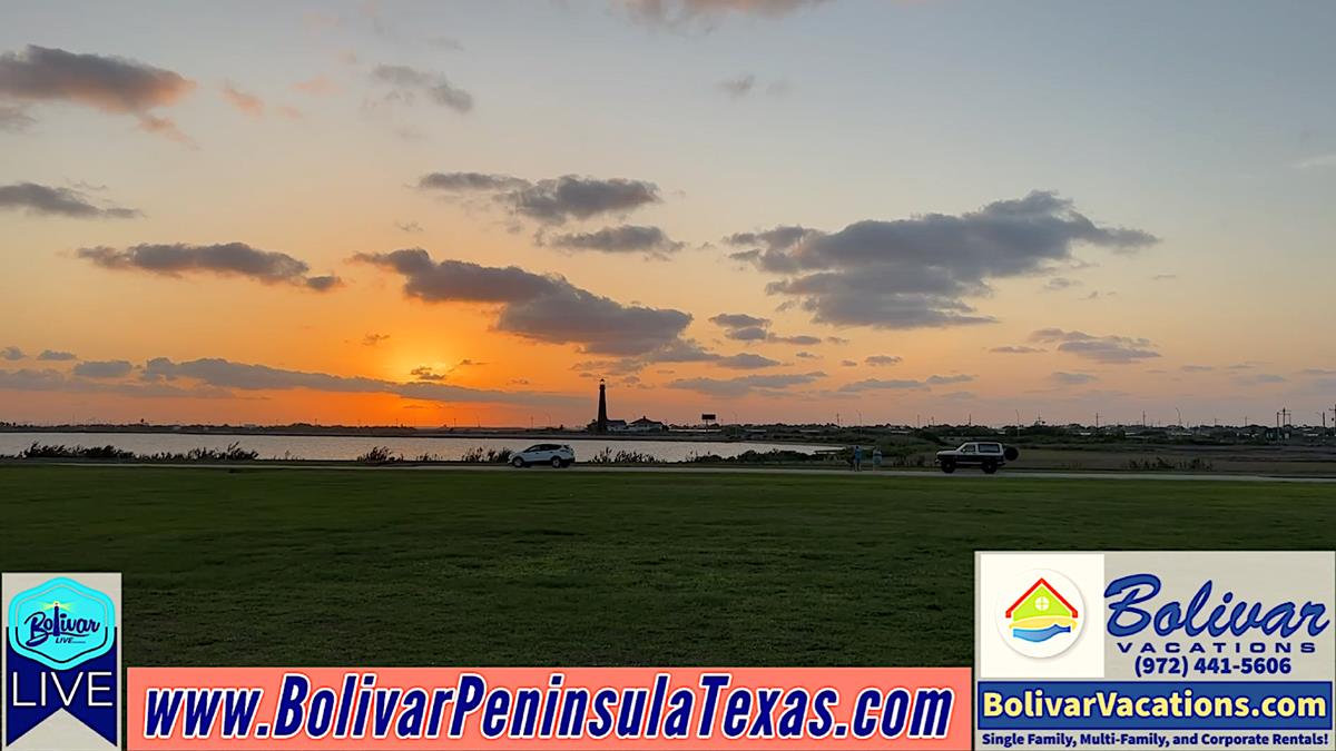 Fort Travis Sunset On Bolivar Peninsula.