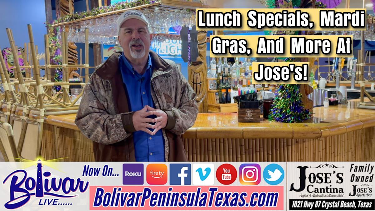Gearing Up For 2024 At Jose's! We're Talking Lunch Specials, Mardi Gras, And Crawfish!