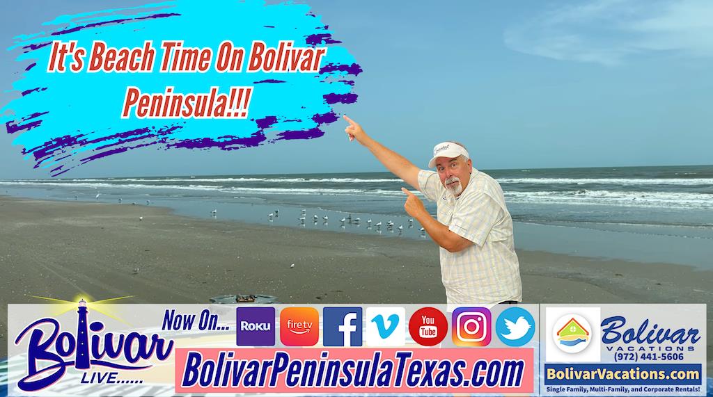 Gearing Up For An Awesome Weekend, Beachfront On The Upper Texas Coast, Bolivar Peninsula.