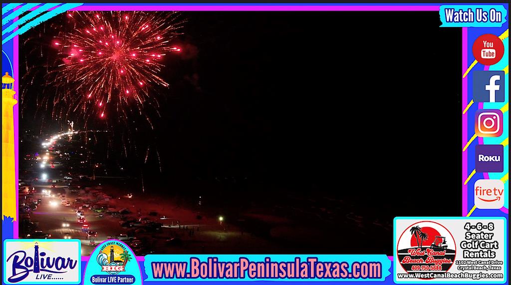 Gearing Up For New Year's Eve Beachfront Fireworks On Bolivar Peninsula