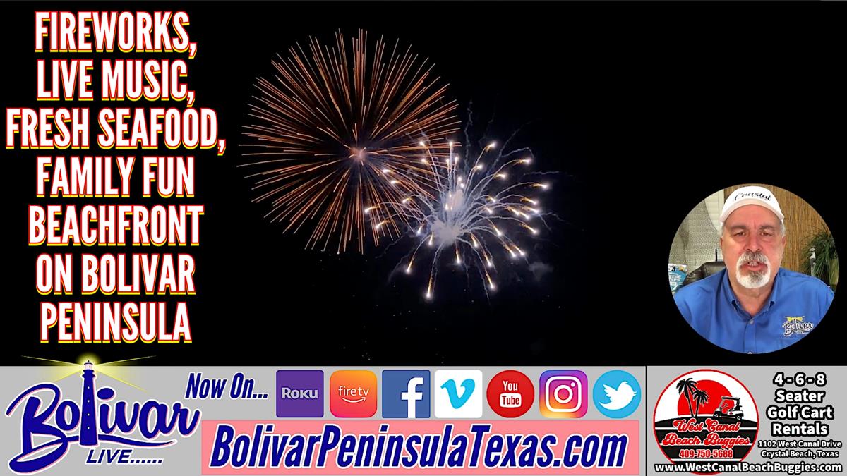 Gearing Up For New Year's Eve, Fireworks, And Weather, Beachfront On Bolivar Peninsula.