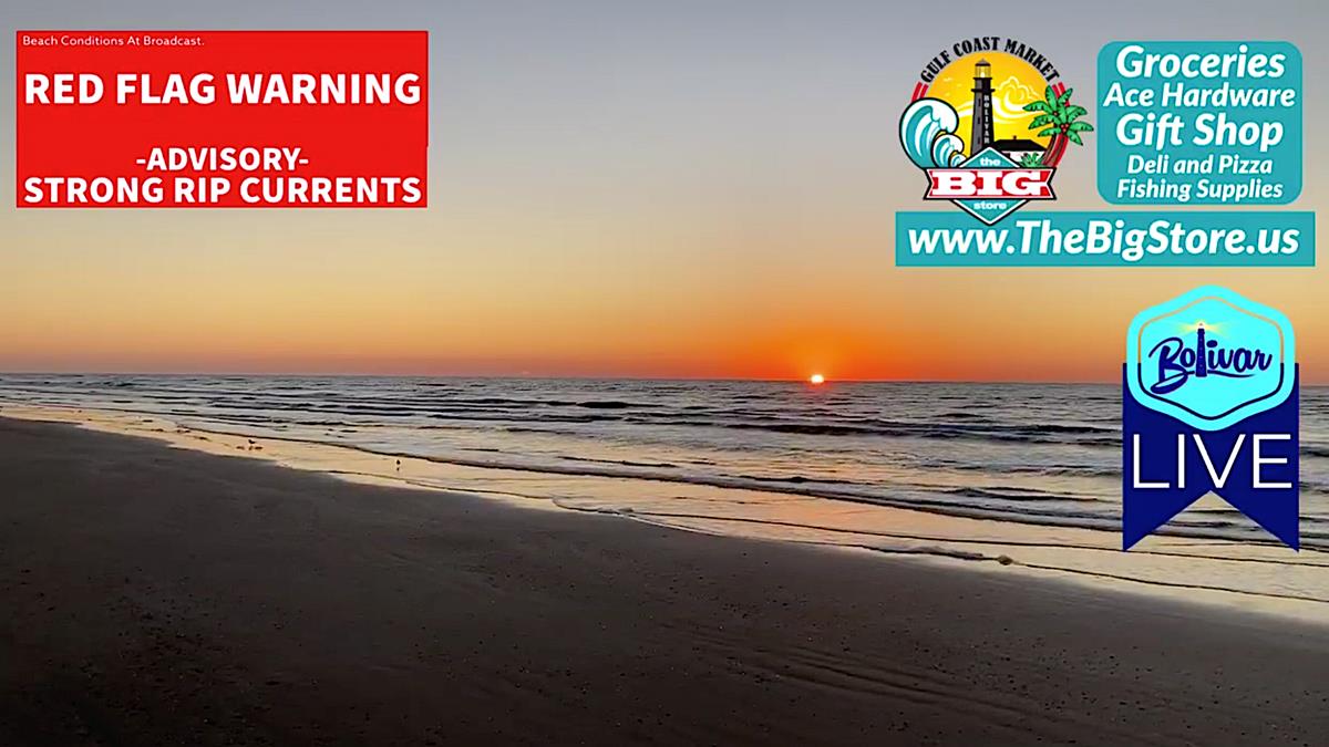 Get Ready For A Painted Sky Sunrise From Crystal Beach, Texas.