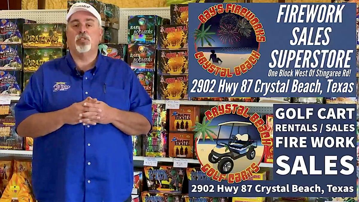 Get Ready For Fireworks In The Sky In Crystal Beach, Texas.