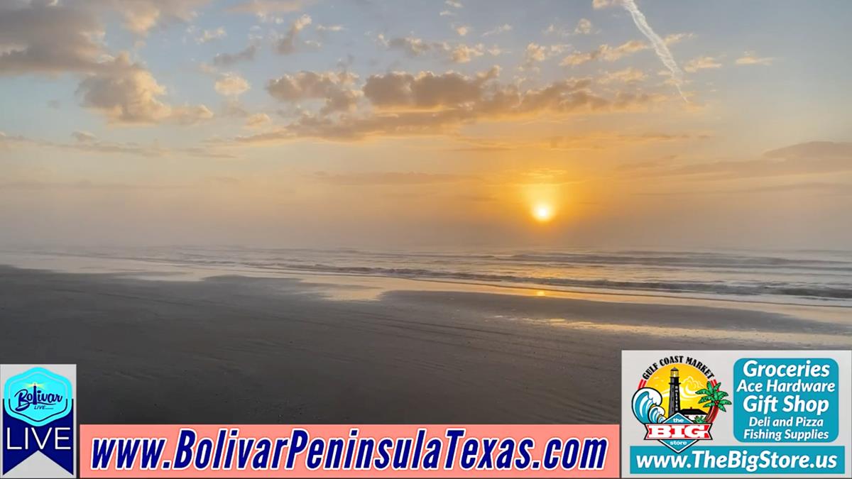 Gloomy Skies Prefrontal Passage Today On Bolivar Peninsula.