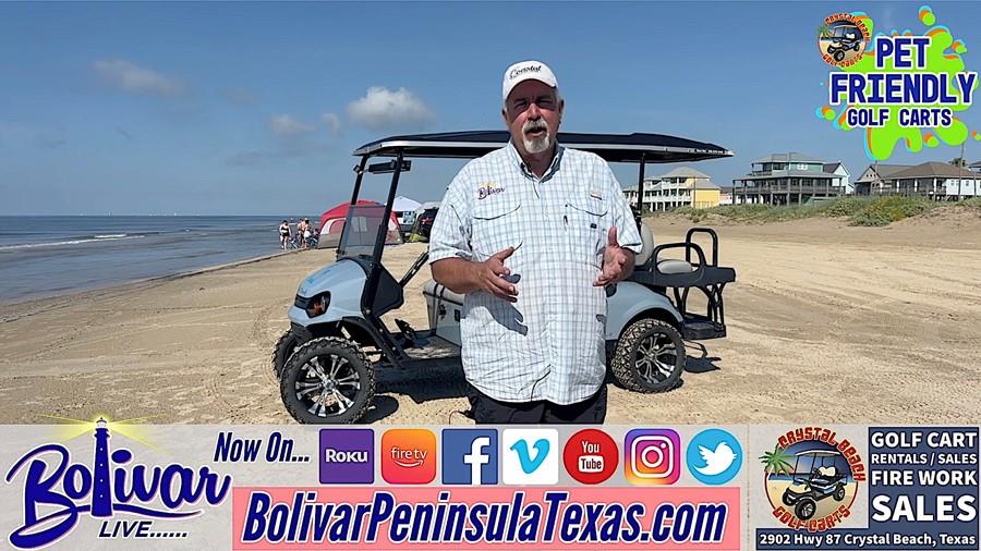 Golf Cart Rentals In Crystal Beach, Texas.