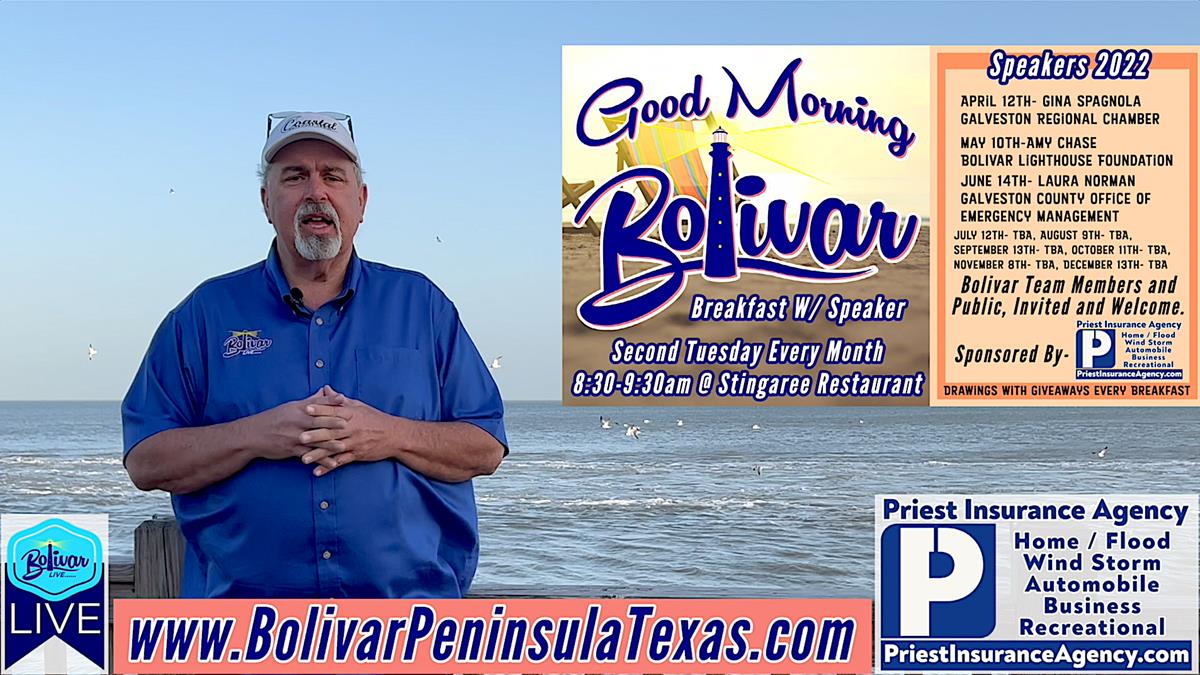 Good Morning Bolivar, Happening Tuesday, April 12, 2022 At 8:30am.