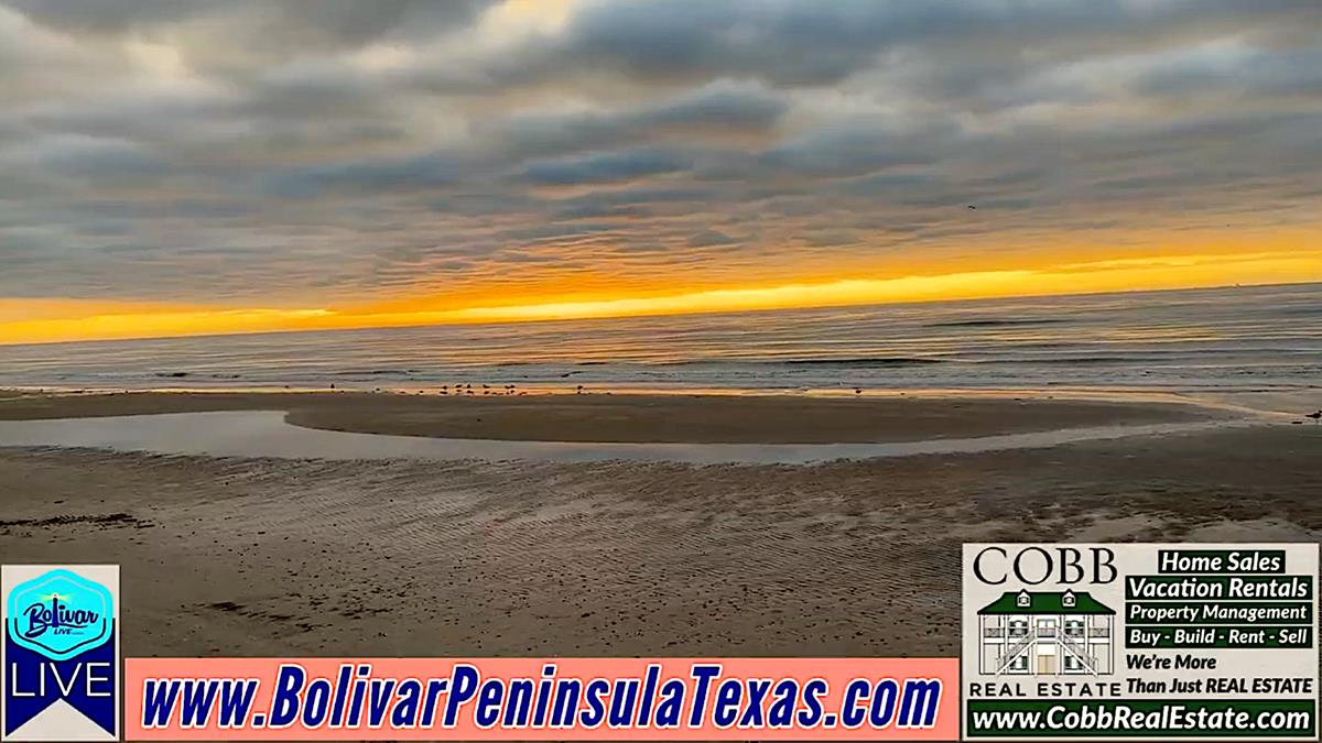 Good Morning From The Bolivar Peninsula Beachfront.