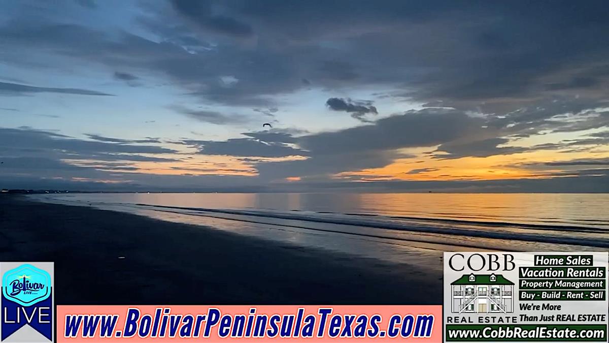 Good Morning, From Your Beach On Bolivar Peninsula, Your Beach To Enjoy.