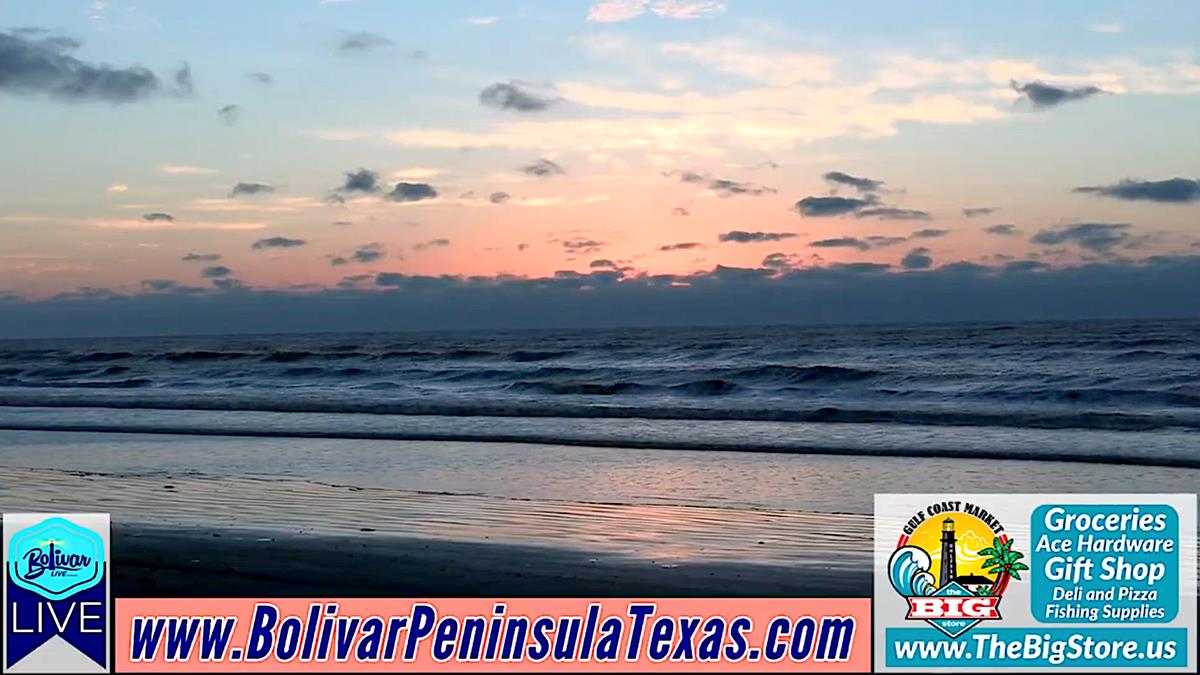 Good Morning World From Bolivar Peninsula Beachfront.