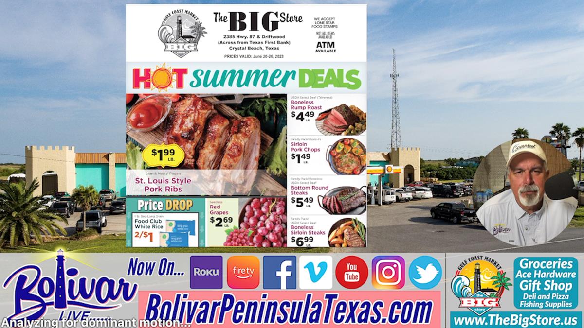 Gulf Coast Market Weekly Ad And Clue #1 In The Hunt For Bolivar.