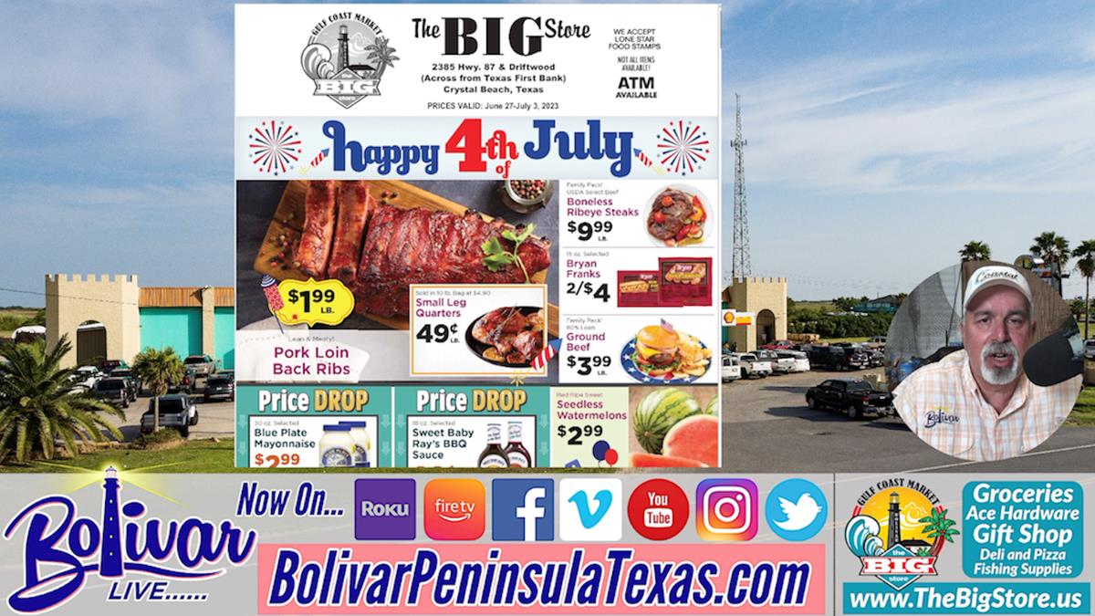 Gulf Coast Market Weekly Ad, And Clue #1 In The Hunt For Bolivar.