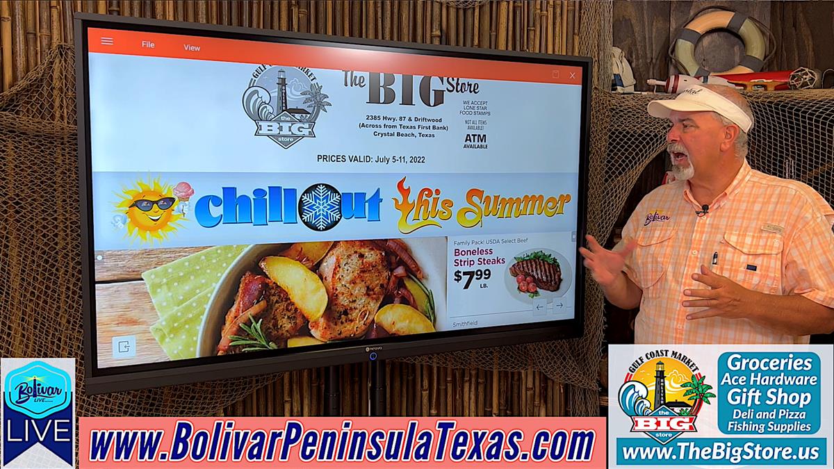 Gulf Coast Market, Weekly Sales Ad, Crystal Beach, Texas.