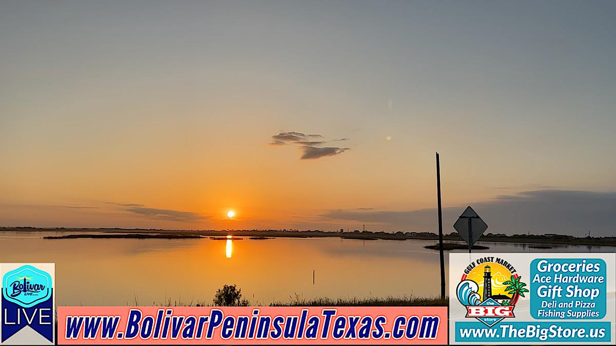 Harsh Storms Move Thru Bolivar Peninsula Overnight.