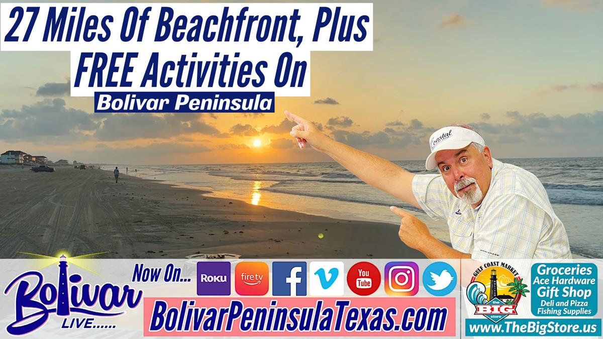 Have Fun For FREE On Bolivar Peninsula For The Holidays, On Bolivar Peninsula.