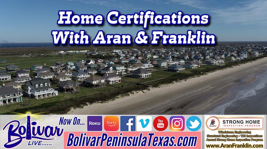 Home certifications with Aran and Franklin