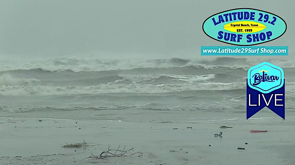 Hurricane Delta Outer Bands Hit Bolivar Peninsula, Rain and Wind!