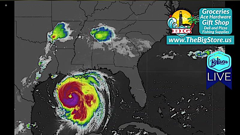 Hurricane Laura, Bolivar Peninsula, The Battle Zone