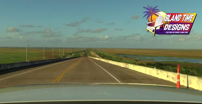 Hwy 124 Closure In Chambers County Hampers Thru Traffic To Bolivar Peninsula Since Imelda.