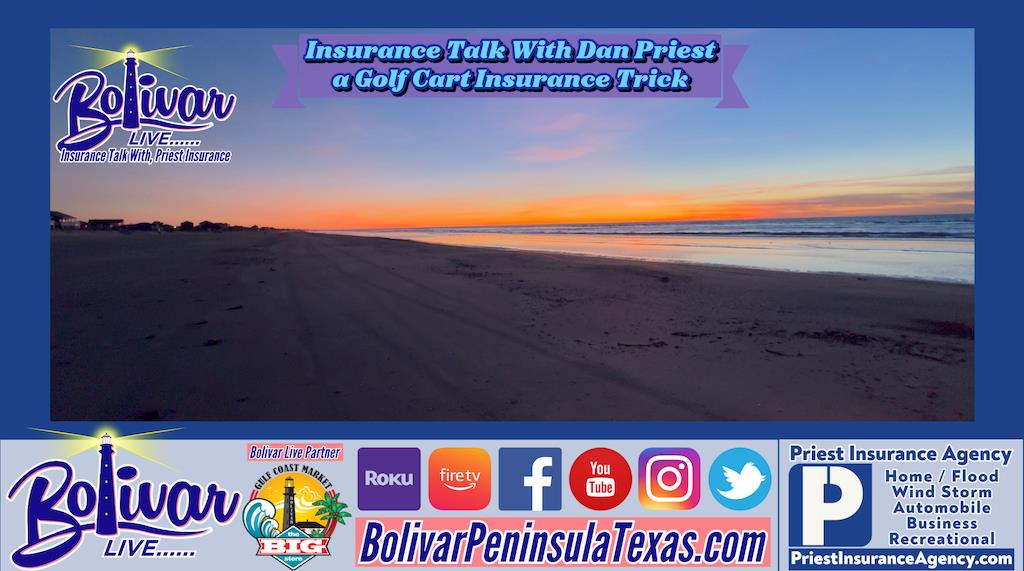 Insurance Talk With Dan Priest a Golf Cart Insurance Trick.