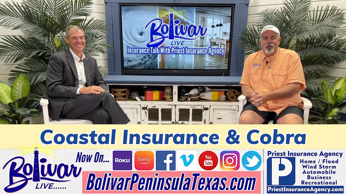 Insurance Talk With Priest, Coastal Insurance & Cobra.