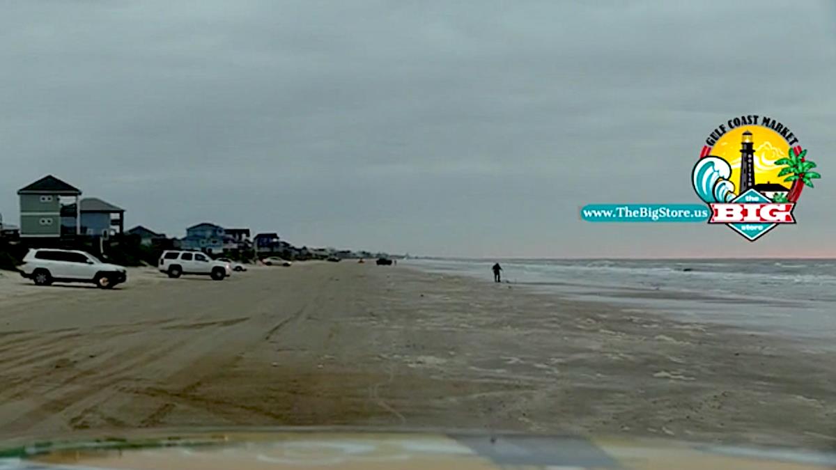 It's A Sunday Morning Beachfront In Crystal Beach, Texas!