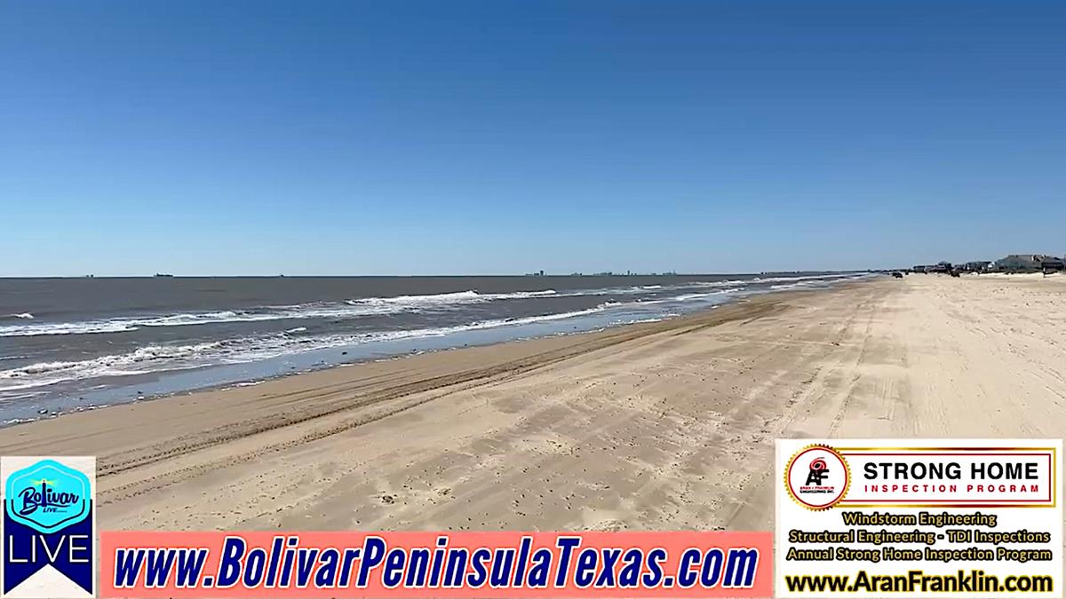 It's Beach Time On The Upper Texas Coast, Bolivar Peninsula.