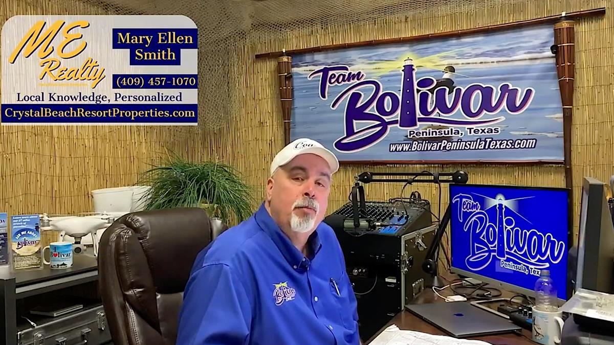 It's Bolivar LIVE All Things Real Estate, Crystal Beach, Texas.