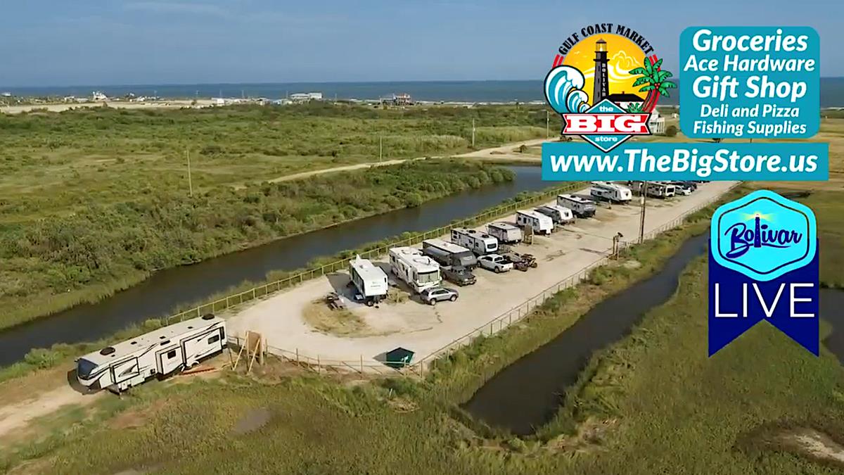 It's Bolivar LIVE Vacation Rents, From Gilchrist, Texas and RV Parks.