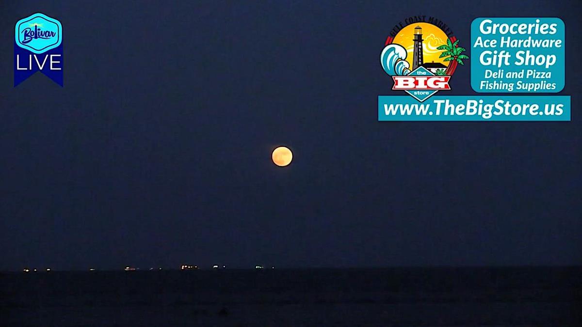 It's Full Moon Friday On Bolivar Peninsula With Bolivar LIVE.