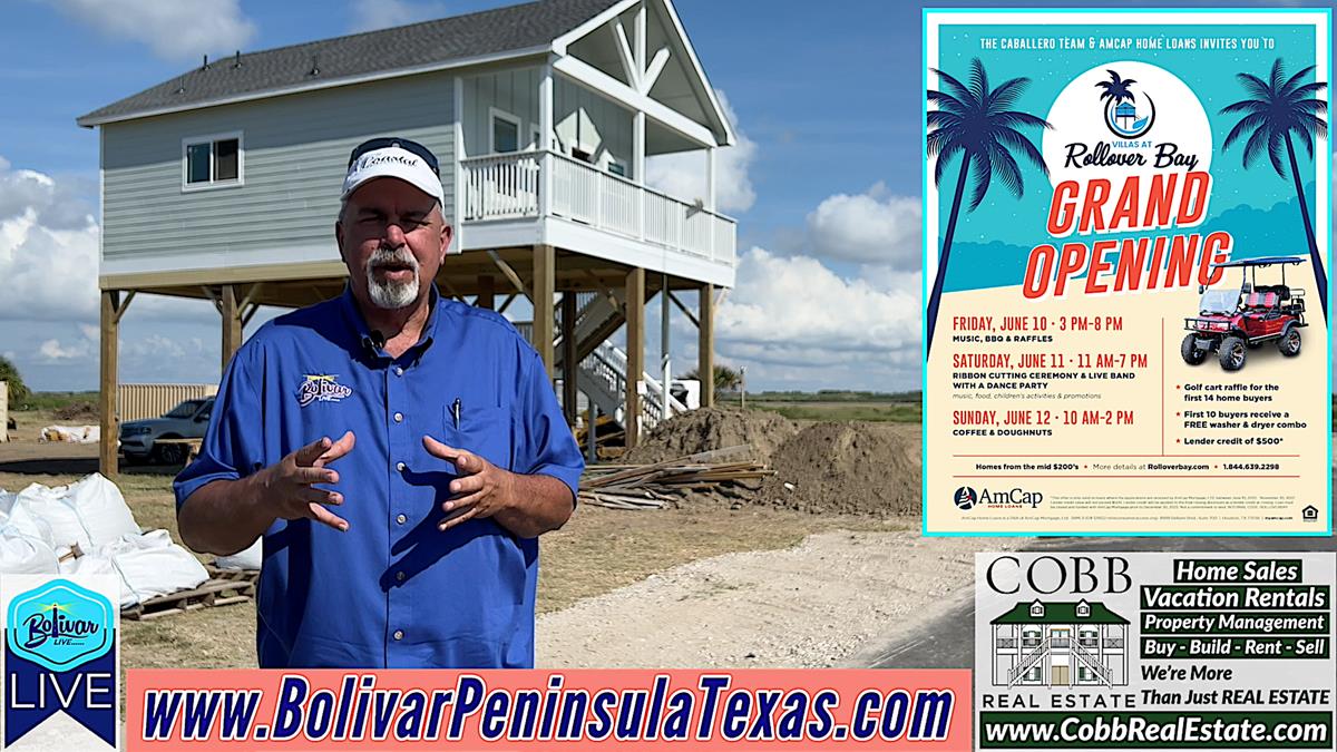 It's Grand Opening Time For, Villas At Rollover Bay, This Weekend.