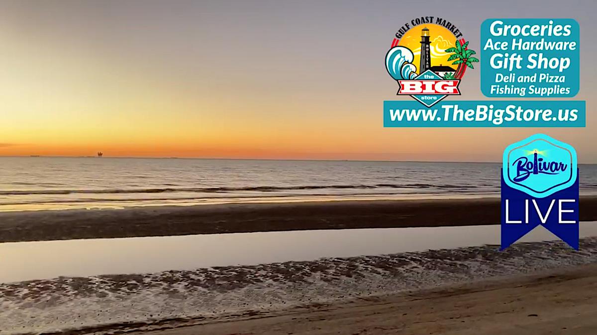 It's Looking Like A Painted Sky Sunrise On Bolivar Peninsula.