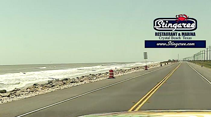 It's Our Afternoon Drive Down The Texas Coastline On Bolivar Peninsula.